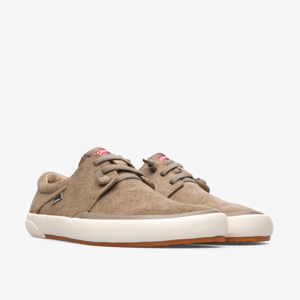 Tenis Camper Peu Rambla Hombre - Beige | Camper Online + 4271DQLRJ